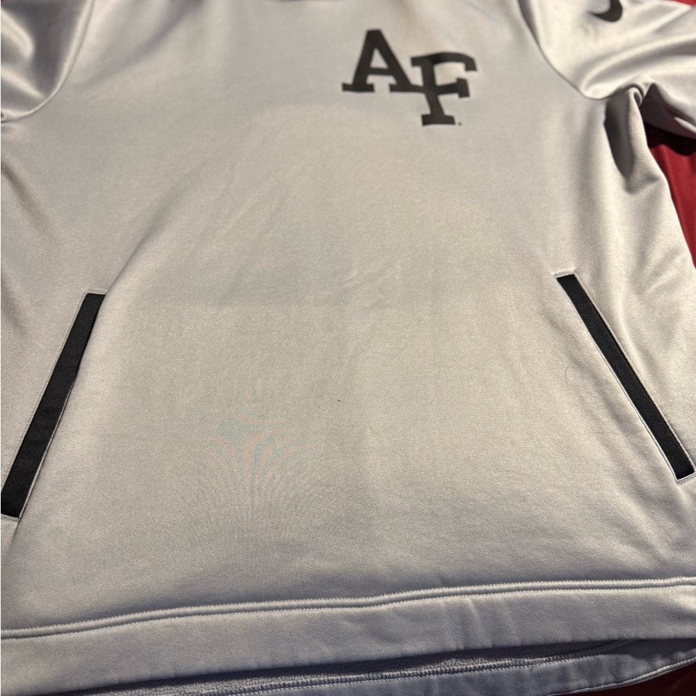 Nike Gray Hoodie with Black Accents - Picture 2 of 3